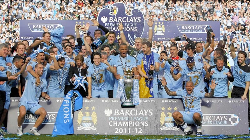 Manchester City foi campeão em 2011-2012